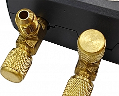 Адаптеры цифрового манометрического коллектора со шлангами и клеммами в кейсе Voll V-100 Digital Адаптеры цифрового манометрического коллектора со шлангами и клеммами в кейсе Voll V-100 Digital