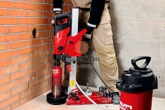 Использование водяного кольца коллектора Hilti DD-WC-SM