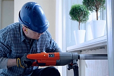 Использования дрели алмазного бурения Husqvarna DM 220