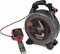 Подключение камеры для видеодиагностики Ridgid micro CA-350 к SeeSnake microDrain